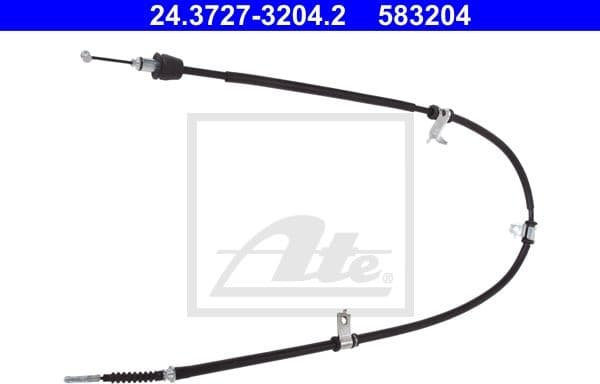 Cable Pull, parking brake 24.3727-3204.2 - image 2