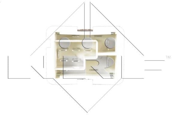 Resistor, interior blower 342035