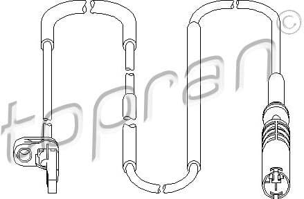 Sensor, wheel speed 501461
