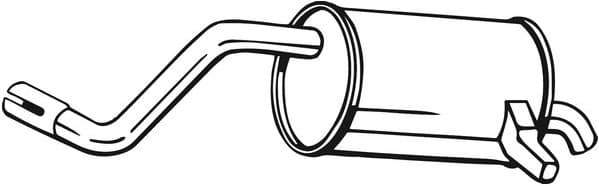 Rear Muffler 200-515