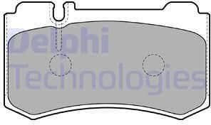 Brake Pad Set, disc brake LP1842