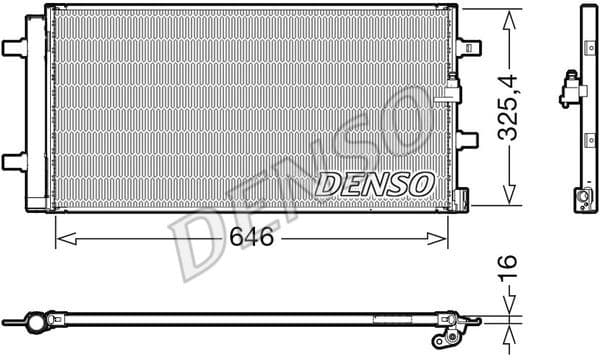 Condenser, air conditioning DCN02041