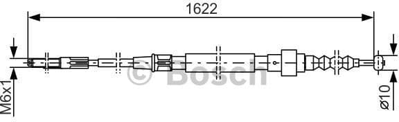 Cable, parking brake 1 987 477 167