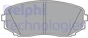 Brake Pad Set, disc brake LP3399