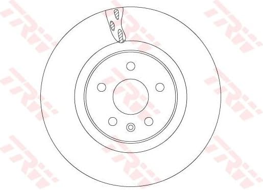 Brake Disc TRW SINGLE DF6700S