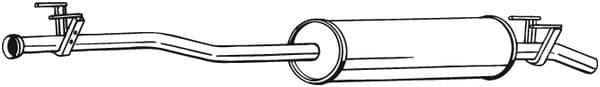 Centre Muffler 287-355