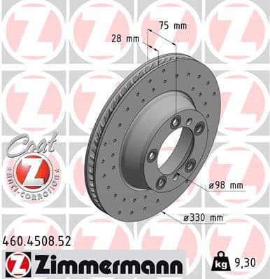 Brake Disc SPORT BRAKE DISC Z 460.4508.52