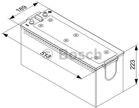 Starter Battery 0 092 T40 750 - image 5