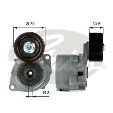 Tensioner belt T39102