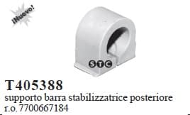 Mounting stabilizer rear T405388