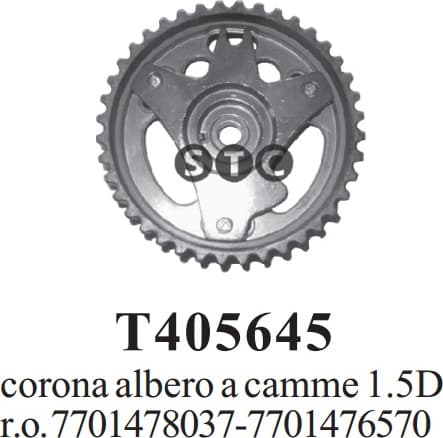 Camshaft gear sprocket T405645