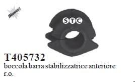 Mounting stabilizer front T405732