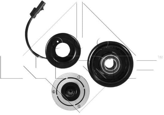 Magnetic Clutch, air conditioning compressor 380034 - image 4