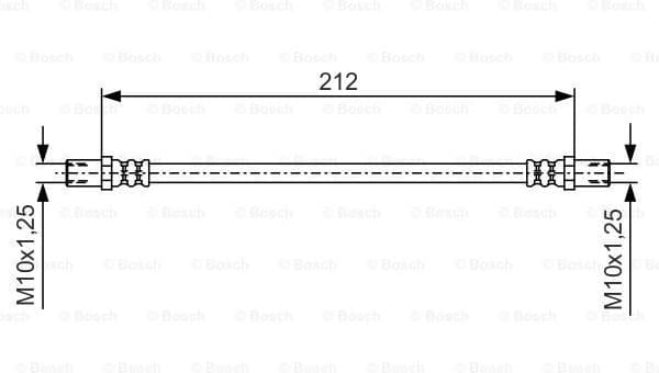 Brake Hose 1 987 481 A50