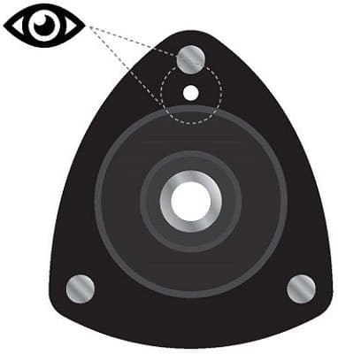 Repair Kit, suspension strut support mount Suspension Mounting Kit SM1024 - image 3