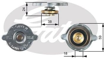 Radiator Cap RC115