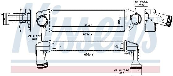 Charge Air Cooler ** FIRST FIT ** 96129