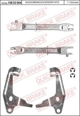 Adjuster Set, drum brake 108 53 004