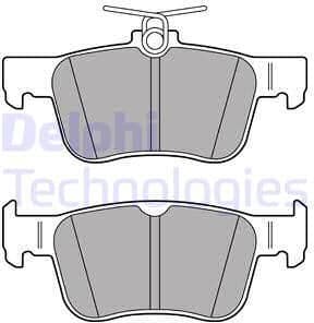 Brake Pad Set, disc brake LP3391