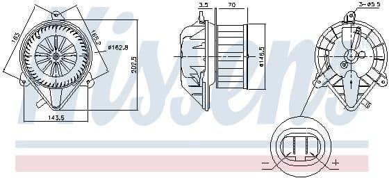 Interior Blower 87171