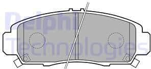 Brake Pad Set, disc brake LP1704