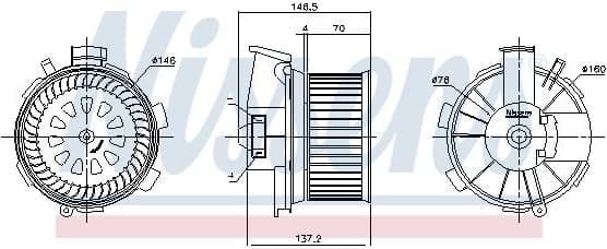 Interior Blower 87744