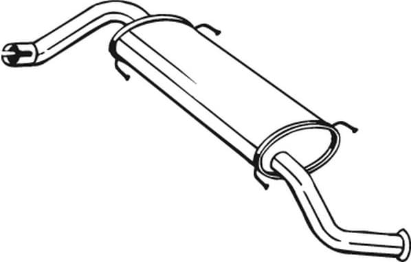 Rear Muffler 281-873