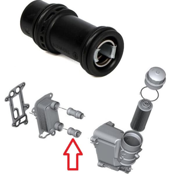 Gasket oil cooler 11427802115