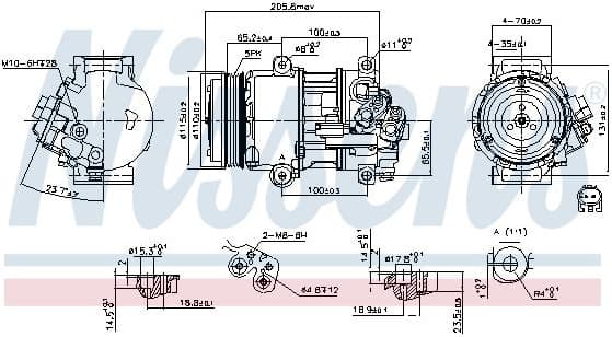 Compressor, air conditioning ** FIRST FIT ** 89479