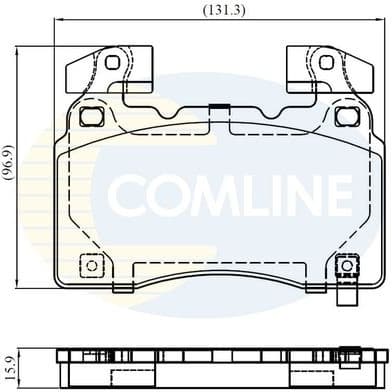 Brake pads front CBP32372