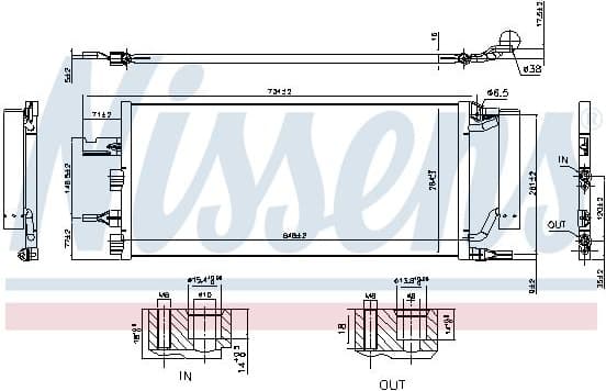 Condenser, air conditioning ** FIRST FIT ** 940759