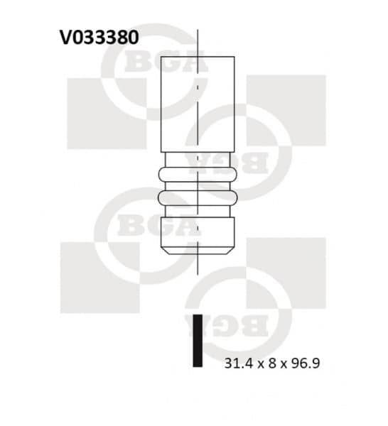 Valve exhaust V033380