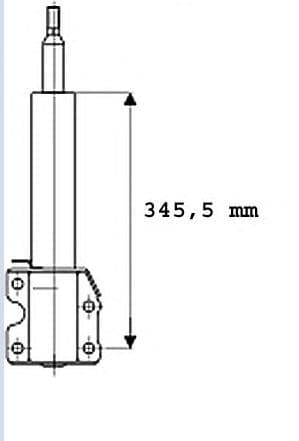 Shock absorber front V4507