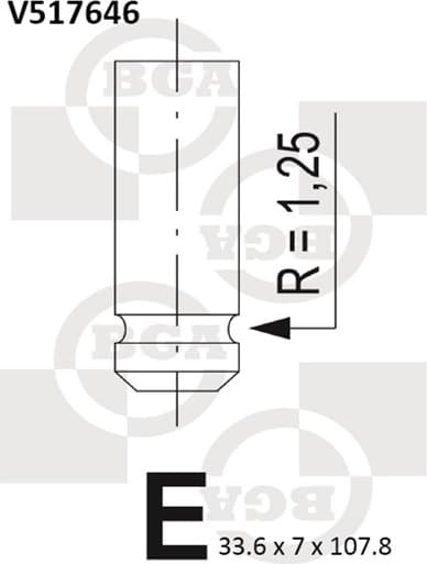Valve exhaust V517646