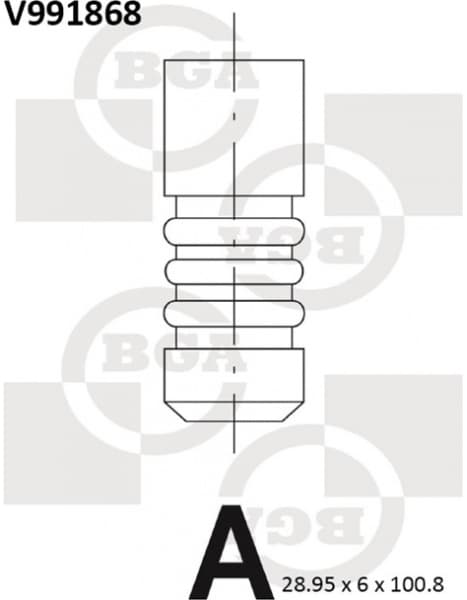 Valve exhaust V991868