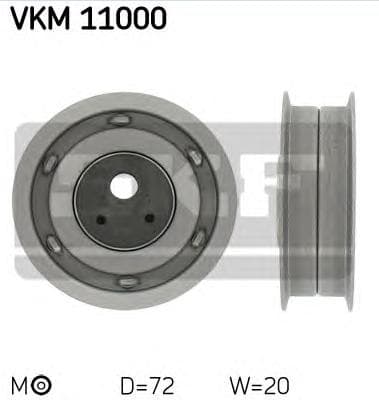 Tensioner belt VKM11000