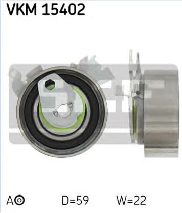 Tensioner belt VKM15402