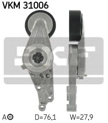 Tensioner belt VKM31006