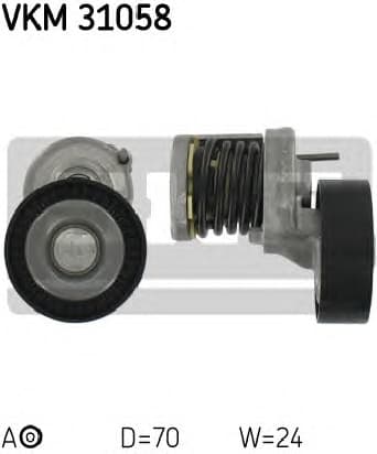 Tensioner belt VKM31058