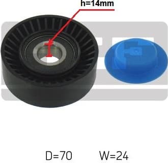 Tensioner belt VKM32243