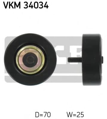 Tensioner belt VKM34034