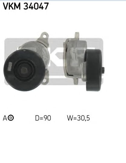 Tensioner belt VKM34047