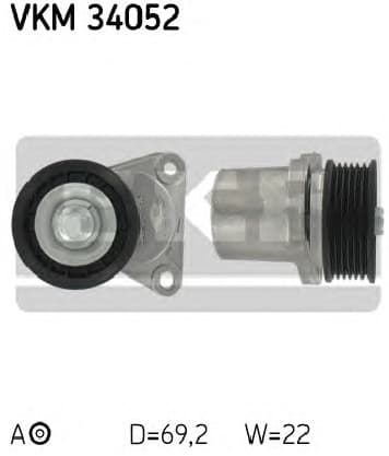 Tensioner belt VKM34052