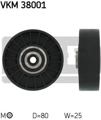 Tensioner belt VKM38001