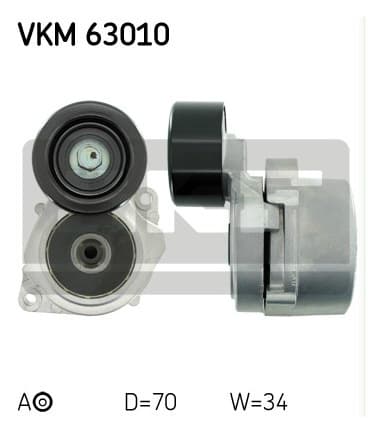 Tensioner belt VKM63010