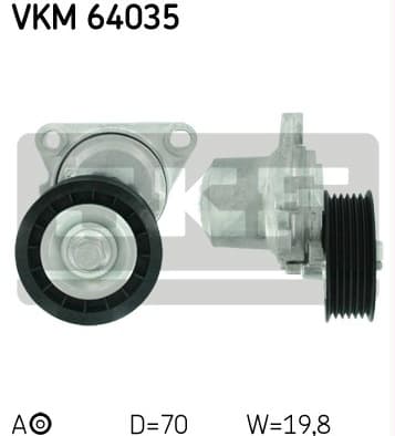 Tensioner belt VKM64035