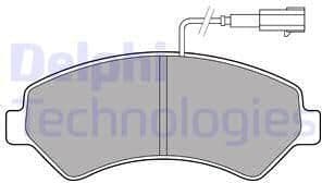 Brake Pad Set, disc brake LP2492