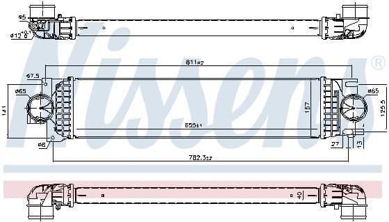 Charge Air Cooler ** FIRST FIT ** 961236