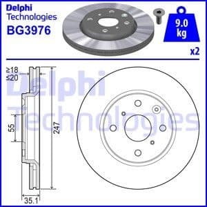 Brake Disc BG3976