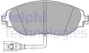 Brake Pad Set, disc brake LP3389